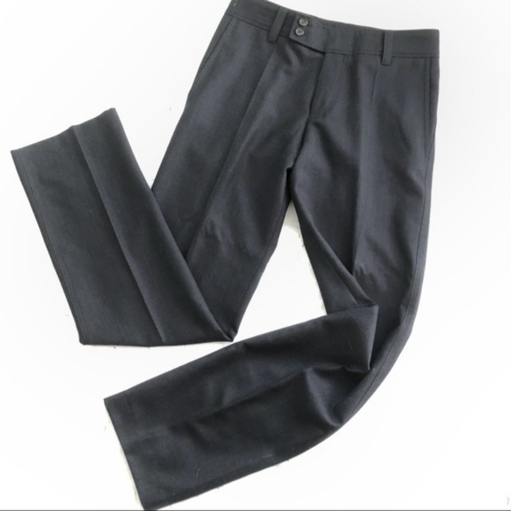 Hugo Hugo Boss Wool Trousers Pants Black Size 28 R